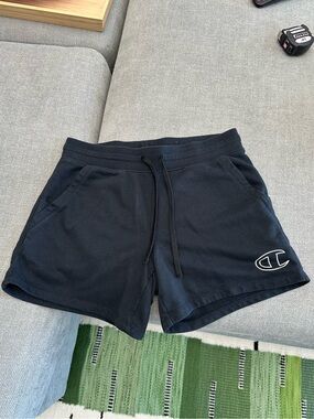 Women's Champion Black Drawstring Shorts